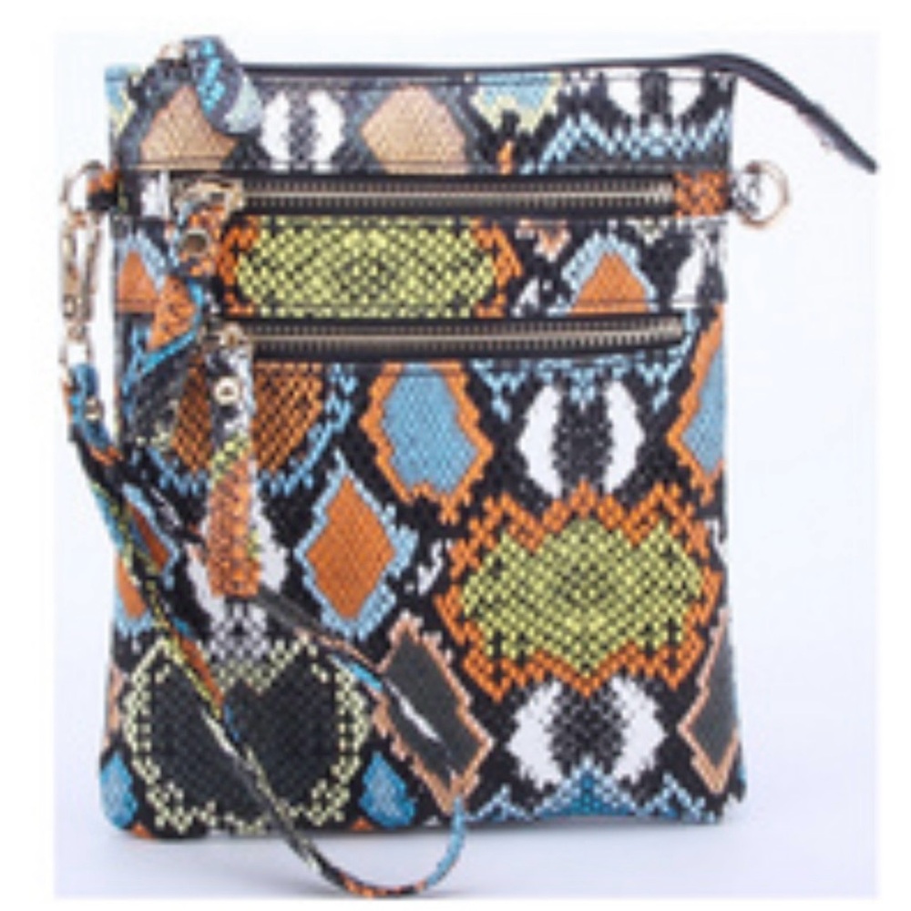 Colorful Geometric Crossbody Bag
